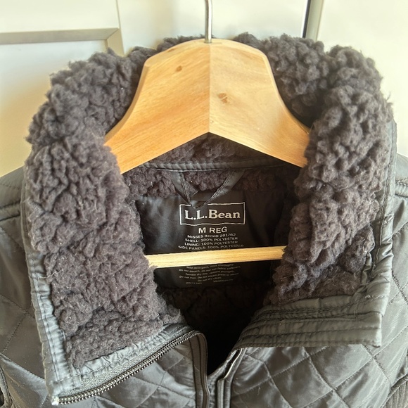 LL Bean Black Vest - Picture 2 of 6